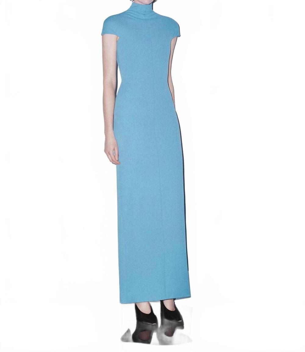 NEW SOLACE LONDON women's lang maxi dress in slate blue